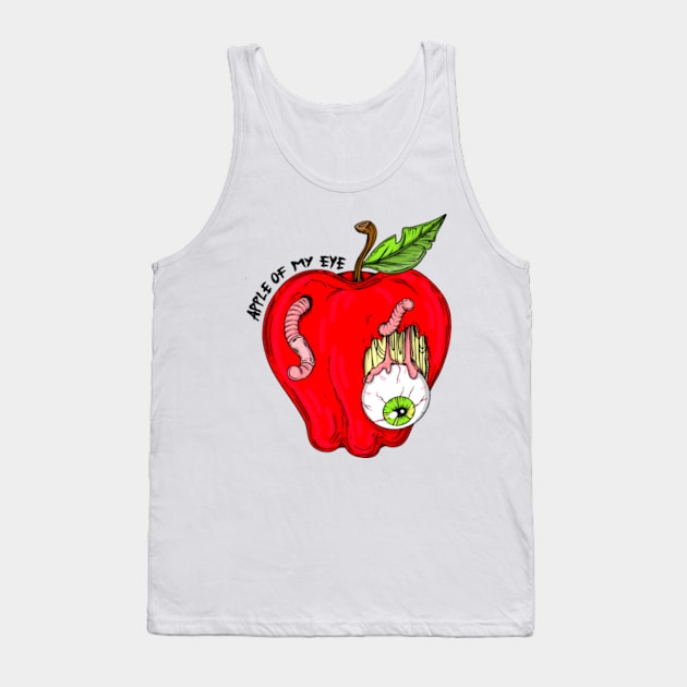 Apple of my eye Tank Top by Eyeballkid-